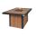 Easyfires Feuertisch River quadratisch